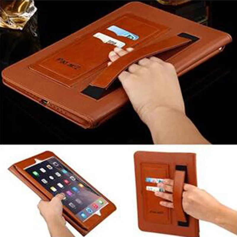 

For Apple Ipad Pro Pu Leather Case Pu Leather Stand Cover Protective Case for iPad Pro 12.9 Inch Leather Wallet Case Hand Strap