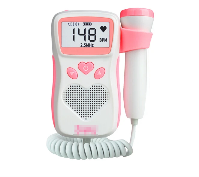 

Fetal Dopler hand-hold portable fetal doppler sound Baby heart pregnancy Ultrasound fetus doppler Detector machine monitor