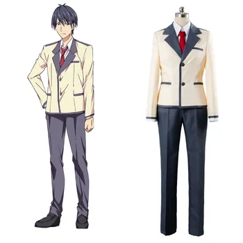 

Cosplay Costume Aho Girl Akuru Akutsu Boy School Uniform Full Sets Cosplay Costume Custom Made Any Size