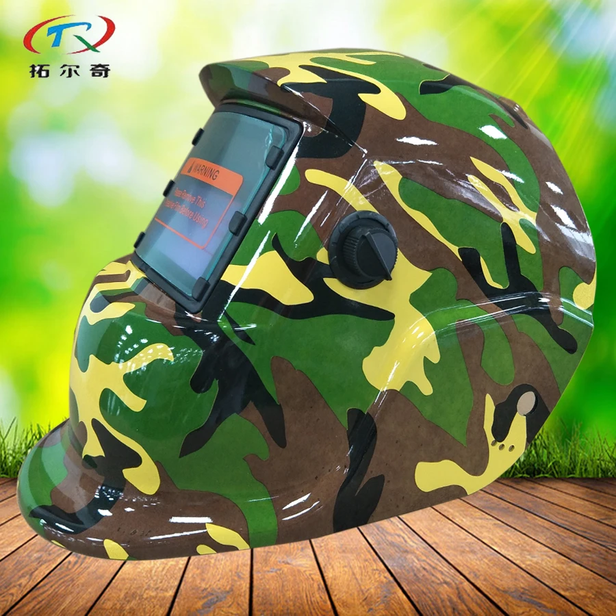 Automatic Darkening Welding Helmet TIG green welder welding mask DIN