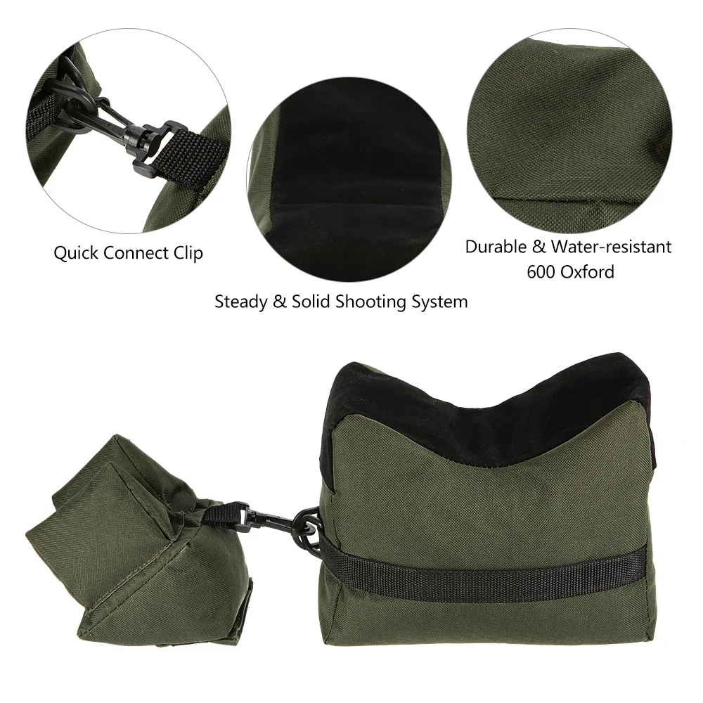 

Front&Rear Bag Support Rifle Sandbag without Sand Sniper Hunting Target Stand Hunting Gun Accessories