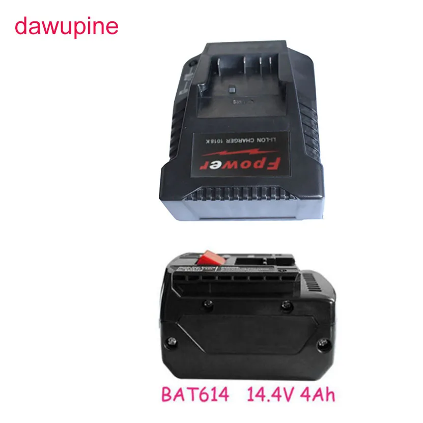 dawupine BAT614 14.4V 4Ah Li-ion Battery 1018K Charger For Bosch 18V BAT609 BAT609G BAT618 BAT618G 2607336236 | Электроника