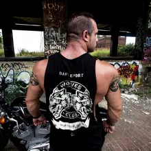 Брендовые мужские летние компрессионные майки для тренажерного зала, одежда для бодибилдинга, майки для фитнеса