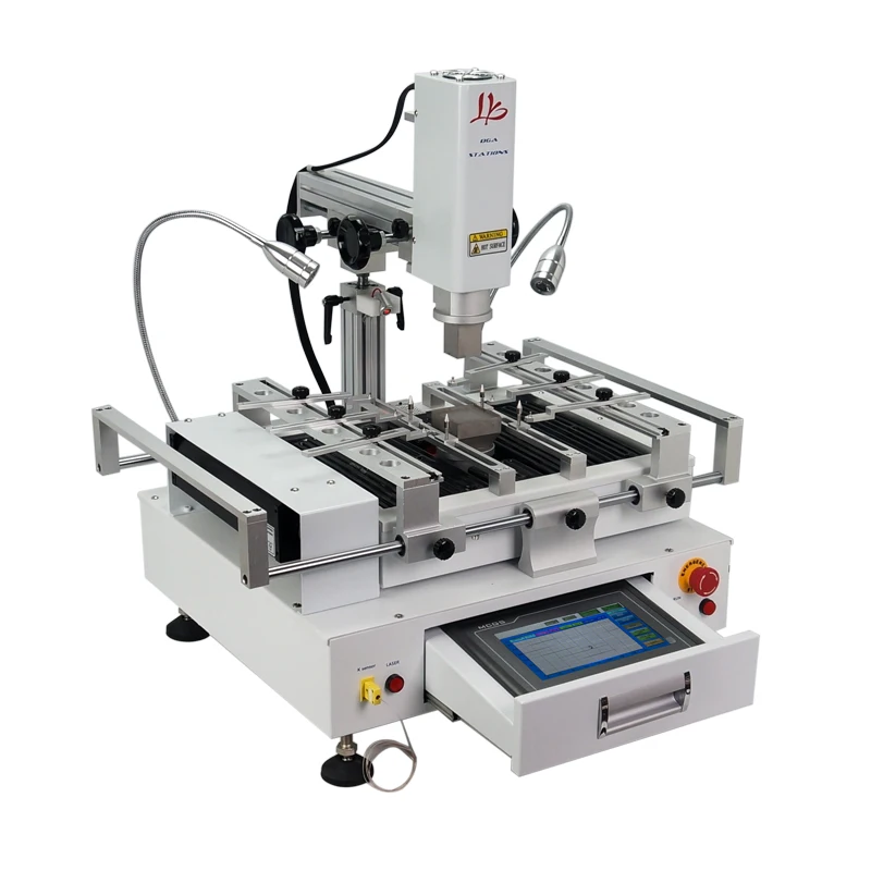 

LY R690 V.2 BGA Rework machine 3 heating zones bga reball macine with touch screen and laser point 4000W