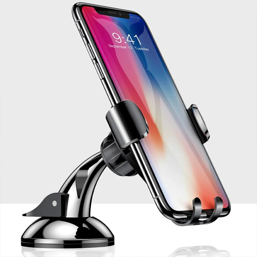 Универсальный автомобильный держатель для телефона iPhone X 8 7 Samsung гибкий с