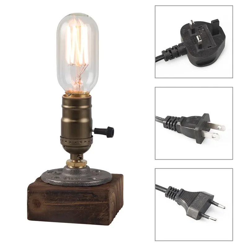  OYGROUP Wood Table Lamp Romantic Modern Dimmable Desk Lamp Home Romantic Reading Lamp Office Light  - 32801920587