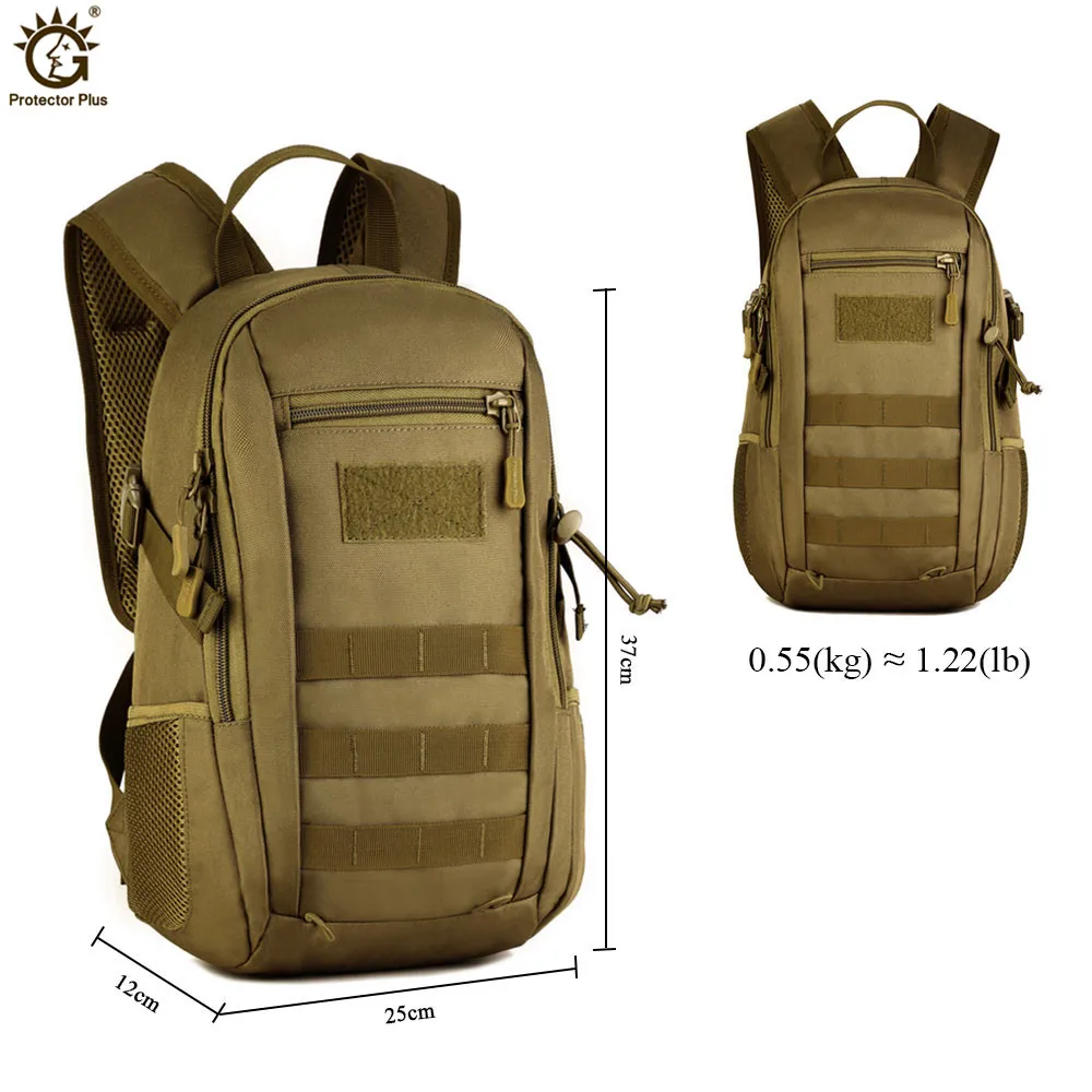 Тактический рюкзак военный рюкзак нейлоновый водонепроницаемый армейский рюкзак для спорта на открытом воздухе Кемпинг Туризм Рыбалка Охота 12л сумка