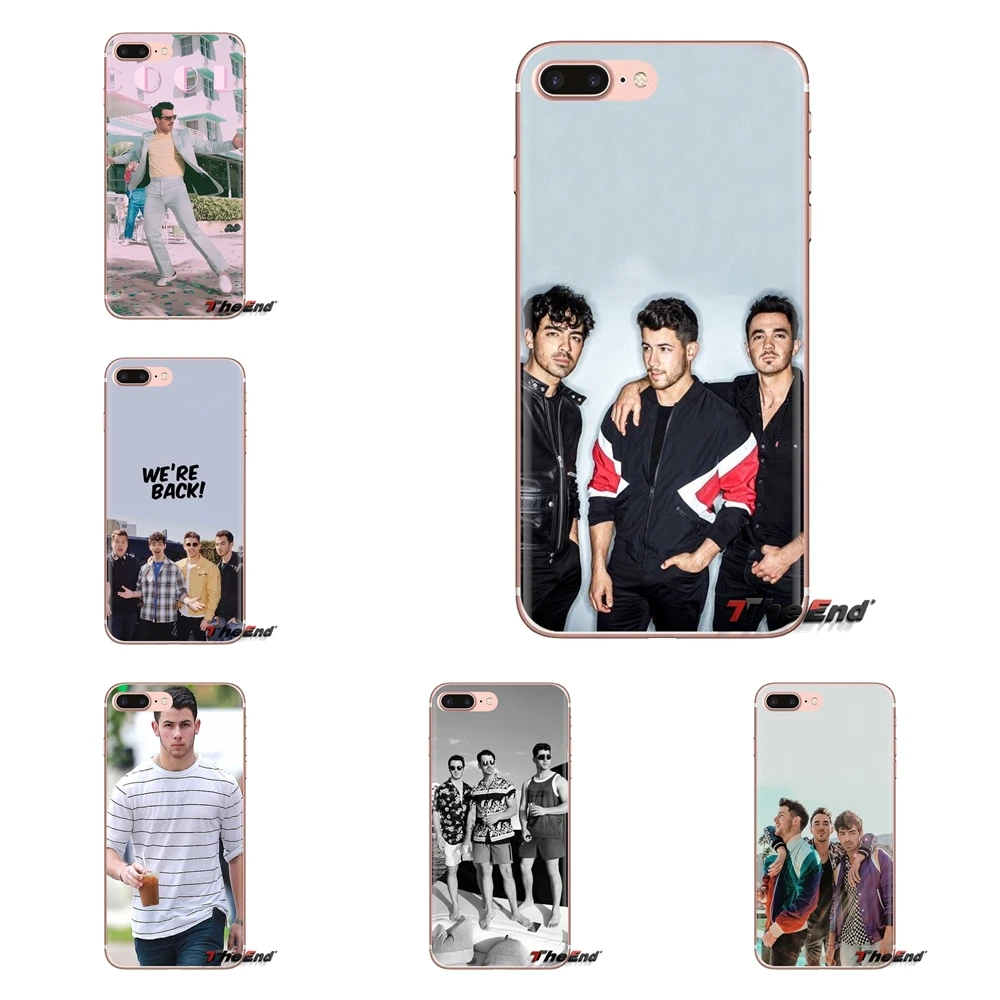 Прозрачные мягкие чехлы для Xiaomi Redmi 4A S2 Note 3 3S 4 4X 5 Plus 6 7 6A Pro Pocophone F1 Nick Joe Kevin Jonas Brothers |