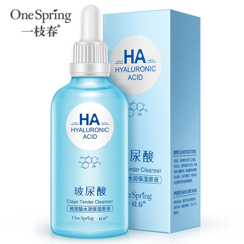 

2018 Horec new Hyaluronic Acid Moisturizing Retractable Pore Balance Water Oil Whitening Brightening Facial Essence skin care