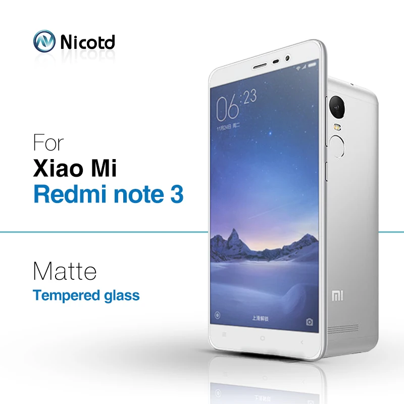 

9H Frosted Tempered Glass For XiaoMi RedMi Note 3 Note3 5.5inch Screen Protector No Fingerprint Matte Glass Protective Film