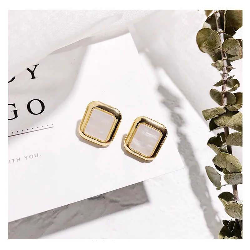 Серьги серьги Aliexpress новые ацетатные геометрические акриловые треугольные