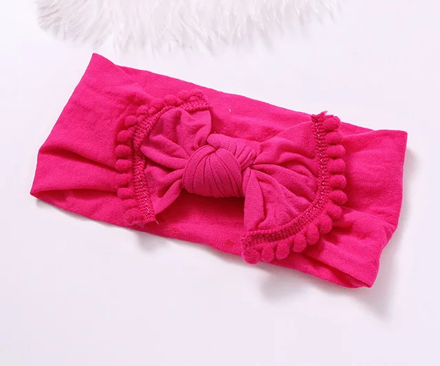 Wide-Nylon-Bow-Headband-with-Pompom-Trim-Round-Knot-Nylon-Head-wraps-Top-Knot-Nylon-Turban.jpg_640x640 (8)