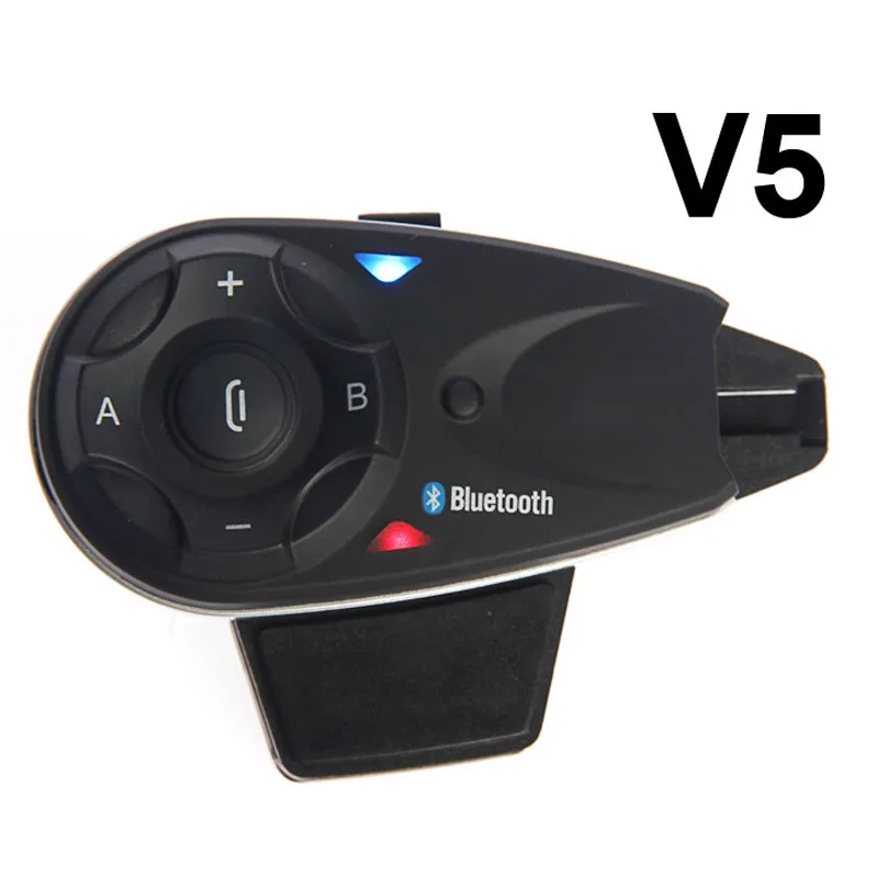 1200M BT Bluetooth Motorcycle Helmet Intercom for 5 Riders Interphone Headset Talk at same time V5 Free Shipping!!