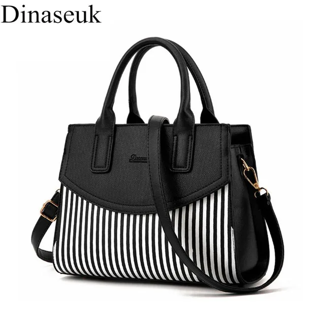 Dinaseuk Women S Striped Pu Top Handle Purse Shoulder Bag Lady Dinaseuk Women S Striped Pu Top Handle Purse Shoulder Bag Lady Sling Pack Crossbody College Purses And