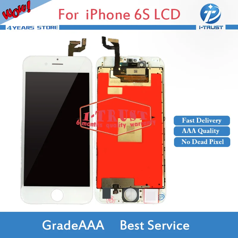 imágenes para 10 UNIDS Grado AAA Para el iphone 6 S LCD de Pantalla Táctil LCD de Reemplazo y Pantalla táctil Digitalizador Asamblea Pantalla Pixel No Muertos Envío de DHL imágenes para 10 UNIDS Grado AAA Para el iphone 6 S LCD de Pantalla Táctil LCD de Reemplazo y Pantalla táctil Digitalizador Asamblea Pantalla Pixel No Muertos Envío de DHL