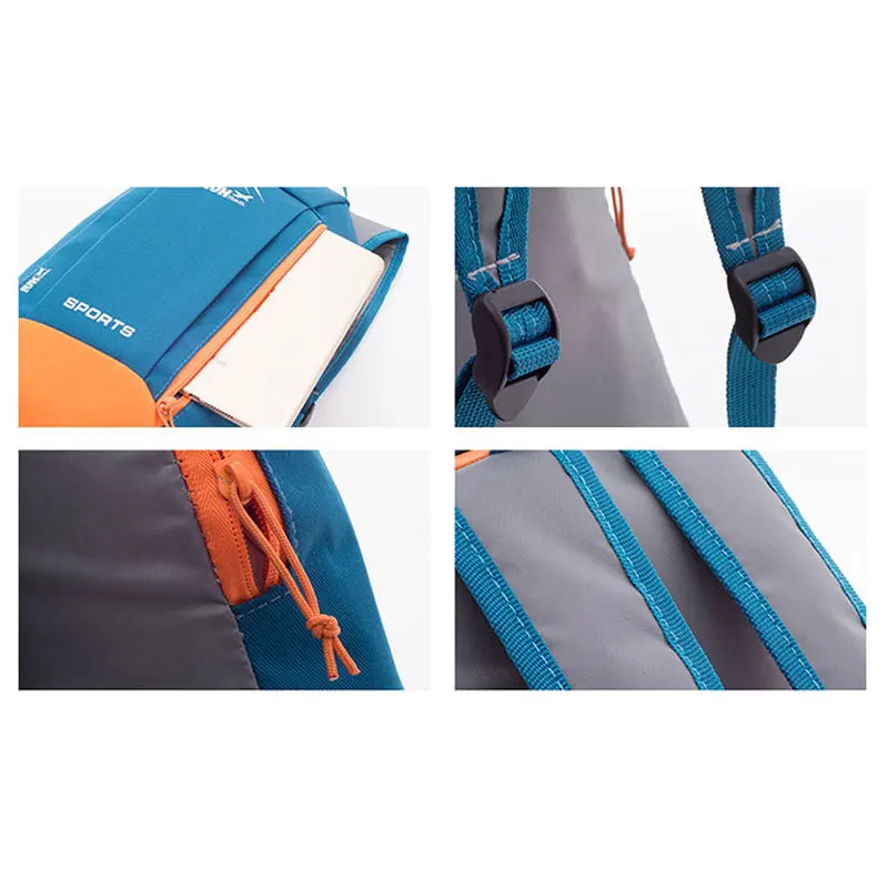 Nylon Waterproof Sport Backpack Small Gym Bag Women Pink Outdoor Luggage For Fitness Travel