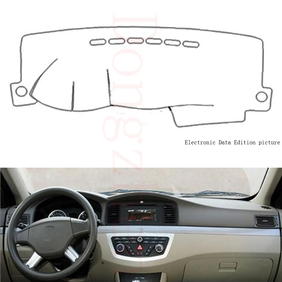 

Dongzhen Fit For Lifan 630 2014 Car Dashboard Cover Avoid Light Pad Instrument Platform Dash Board Cover Car Styling