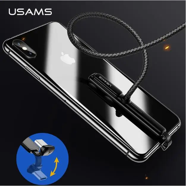 USAMS игровой заряда Тип кабеля type C 8 Pin Ручной работы кабель не влияют на играть в