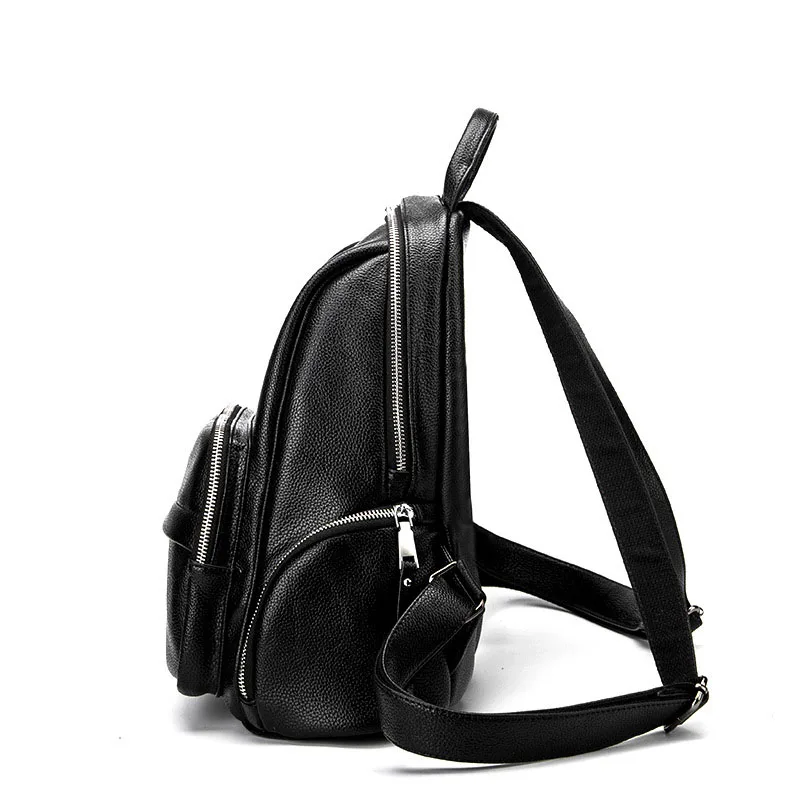 Новая модная женская сумка из натуральной кожи, летняя трендовая женская сумка на плечо, рюкзак с рисунком личи для подростков, студенческий рюкзак для девочек