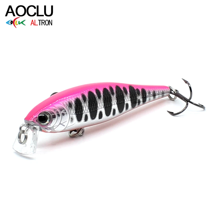 AOCLU wobbler Jerkbait 6 видов цветов 5 см г жесткая Приманка Minnow Crank рыболовные приманки Bass
