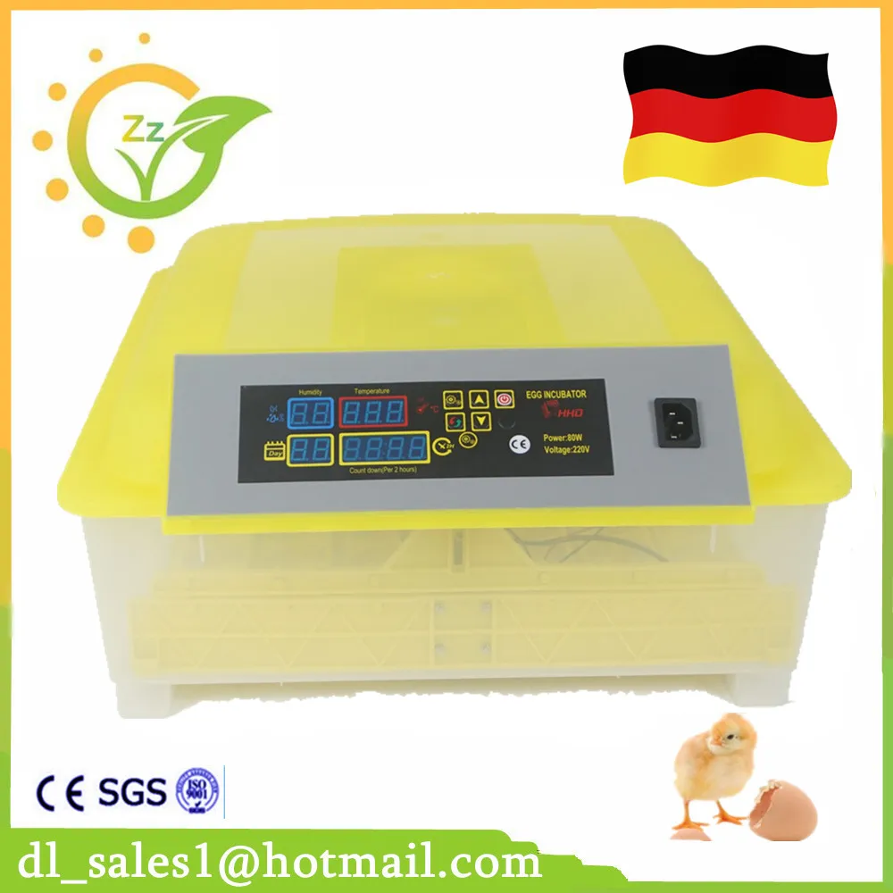 

New Automatic 48 Egg Incubator For Chicken Quail LED Display Turning Time Temperature Alarm hatchery machine Poultry Hatcher