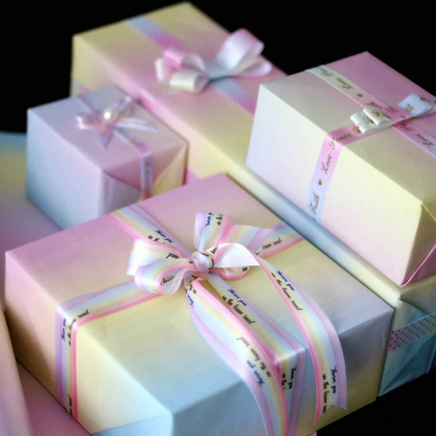10 рулонов Ассорти стилей прекрасный градиент цвета рукоделие Подарочная упаковка бумажная упаковка ручной работы бумага для дня рождения