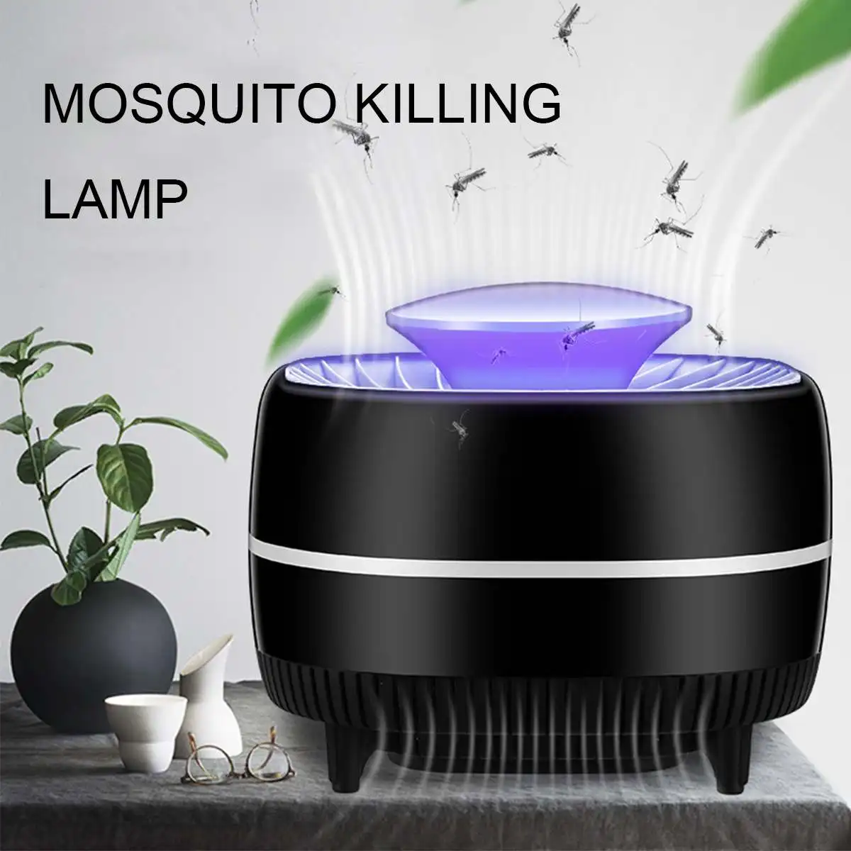 

LED Light USB Electric Mosquito Killer Lamps Anti Mosquito Bug Zapper Insect Grill Fly Pest Killer Catcher Trap Lamps Home