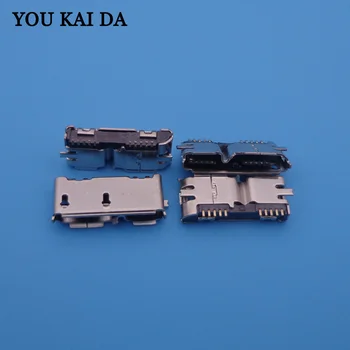 

100pcs/lot SMD type Micro USB 3.0 Female USB3.0 socket USB 3.0 Connector