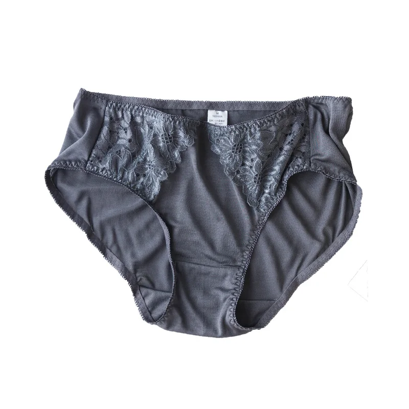 Luxury Ladies Nature Silk Briefs Knickers Panties Underdress Underpants Lingerie