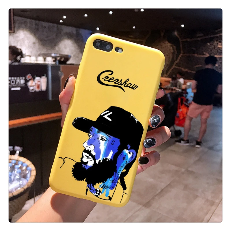 Рэпер Nipsey Hussle цвет мягкий, силиконовый, из ТПУ чехол для телефона для Apple iPhone 8, 7, 6, 6S Plus, X XS MAX XR 11 pro - Цвет: HHSR-21140