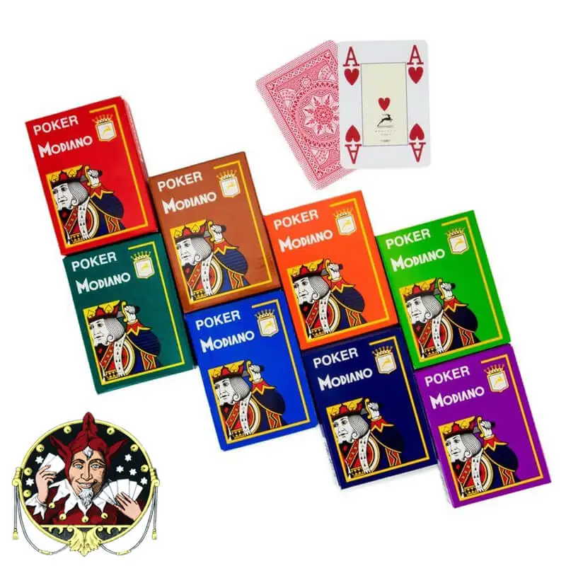Лучшие Modiano Cristallo магические жульнические азартные карты для невидимых чернильных маркированных контактных линз или солнцезащитных очков - Цвет: Purple