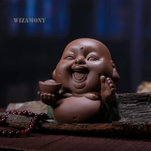 Wizamony традиционный из китайской фиолетовой глины глазурованный буддизм искусство и коллекционные украшения для дома Топ класс чай ПЭТ GE kiln чай ПЭТ