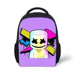 Marshmello дети рюкзак для дошколят, мальчиков и девочек дети Backbag 12 дюймов Сумка повседневное школьная Mochila Feminina