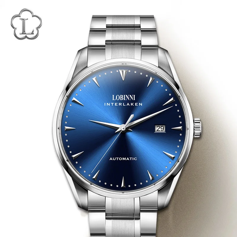 

Luxury Brand Switzerland Men Watches LOBINNI Watch Men Sapphire relogio Japan Import NH37A Automatic Mechanical Movement L5019-0