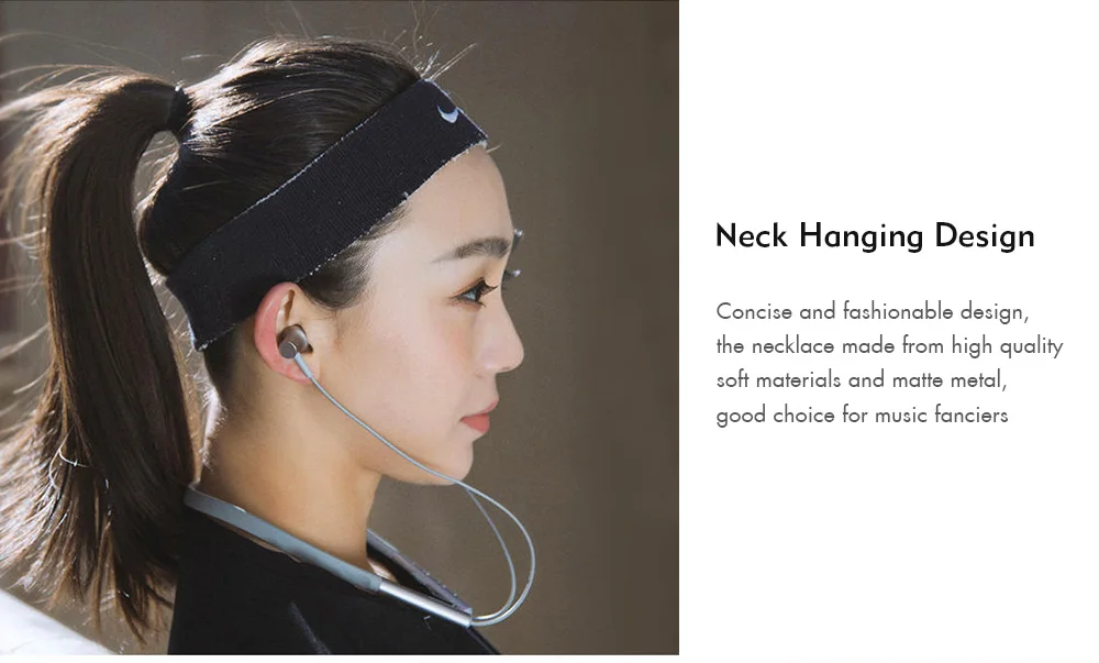 Xiaomi LYXQEJ01JY Bluetooth Earphones Necklace Sports Earbuds 
