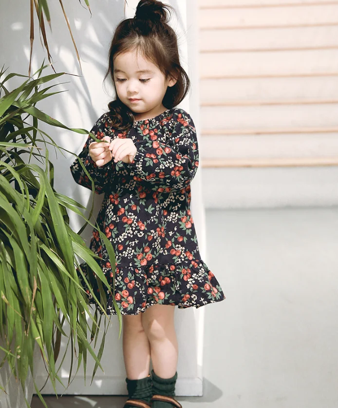 

3408 Free shipping Dress Holiday Flower Toddler Girls Fancy Princess new Double Layers Fluffy Baby Dress