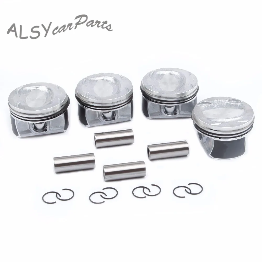 YMM OEM Pin 19 мм 03C 107 065 AP комплект поршневых и колец для Audi A1 A3 S3 VW Golf Passat Jetta Skoda 1.4TSI CAXA