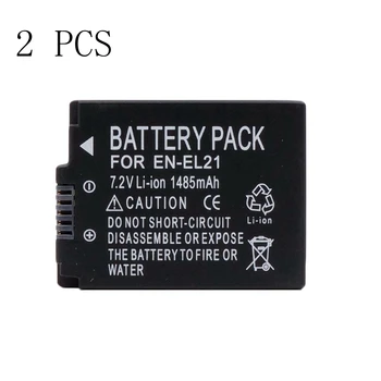 

WHCYonline 2 Pieces 1485mAh EN-EL21 ENEL21 EN EL21 Camera Battery For Nikon 1V2 1 V2