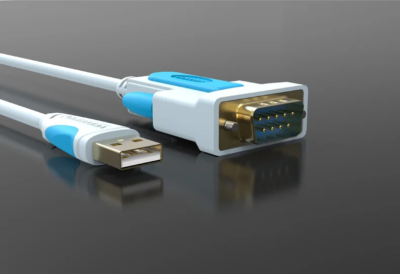 Vention USB к DB9 RS232 последовательный usb-адаптер, кабель COM Порты и разъёмы DB9 контактный кабель RS232 для Windows 7 8 10 XP MAC OS X принтер светодиодный POS 2 м