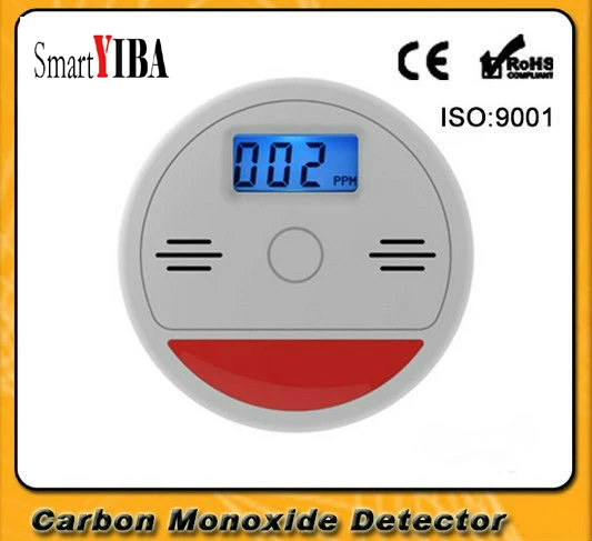 

SmartYIBA LCD CO Gas Sensor Carbon Monoxide Poisoning Alarm Detector Wireless Poisonous Gas Leak Detector CO Detector