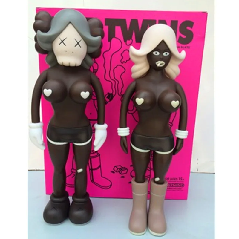 

40cm Reas The Twins MONO Street Art Baseman Toby PVC Action Figure Collection Model Original Toy S171