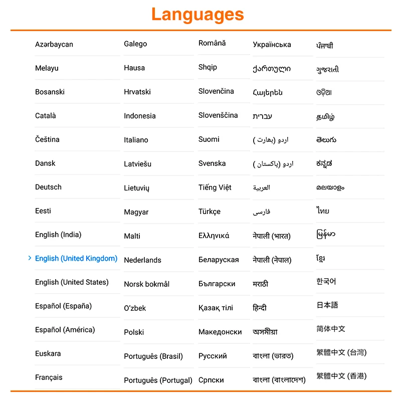 language
