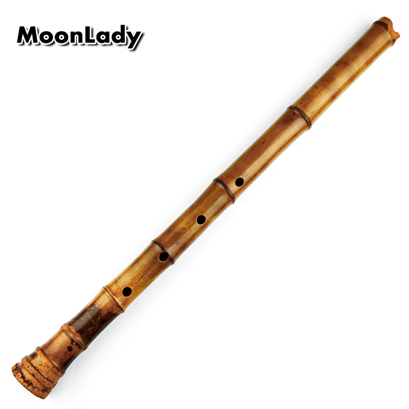 Bamboo Shakuhachi 5 Holes Japanese Flute With Cuter Incision C Key Not