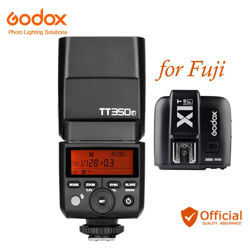

Godox TT350F Mini Speedlite TTL 1/8000s GN36 2.4G Wireless+Transmitter For Fuji Fujiflim X-PRO1 2 X-T10 20 X-T1 2 X-A3 X100F