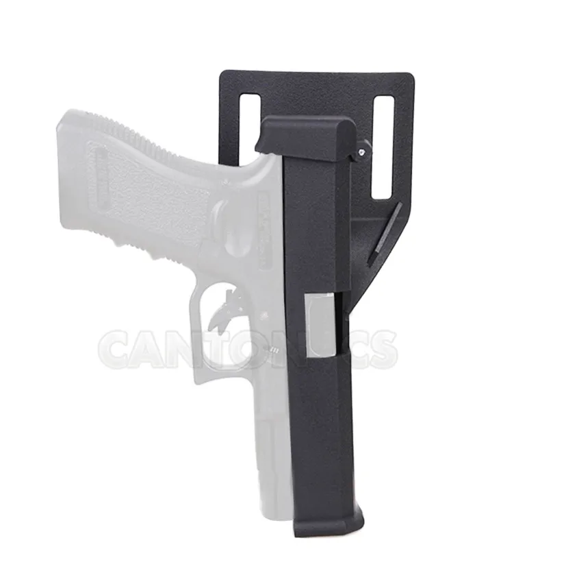 Тактический IPSC Конкурентная модель быстро отстегивающийся поясной Harnes поясная кобура для Glock 17/19/22/23/25 31 32 34 35 37 38 - Цвет: Черный цвет
