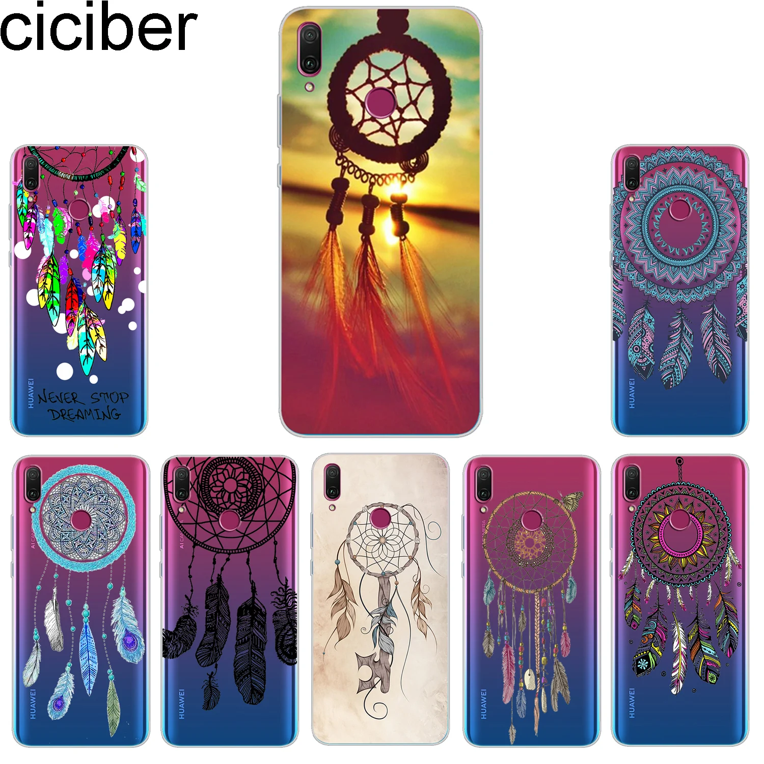 Ciciber чехол для телефона Huawei Honor 10 9 8 lite 7A 8C 8X Note V10 Play Y9 Y7 Y6 Y5 Y3 Pro Prime 2017 2018 2019 Ловец
