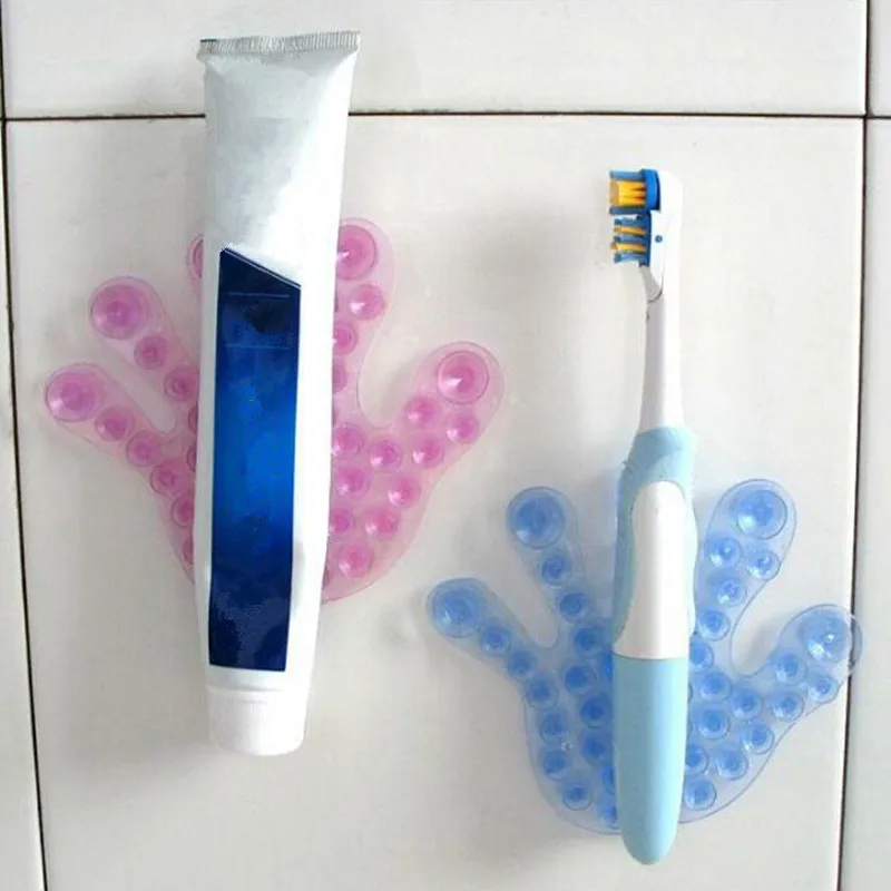 WHISM пластиковые настенные крепления мыльница противоскользящая присоска держатель для телефона двухсторонняя присоска держатель для зубной щетки ванная комната мыльница