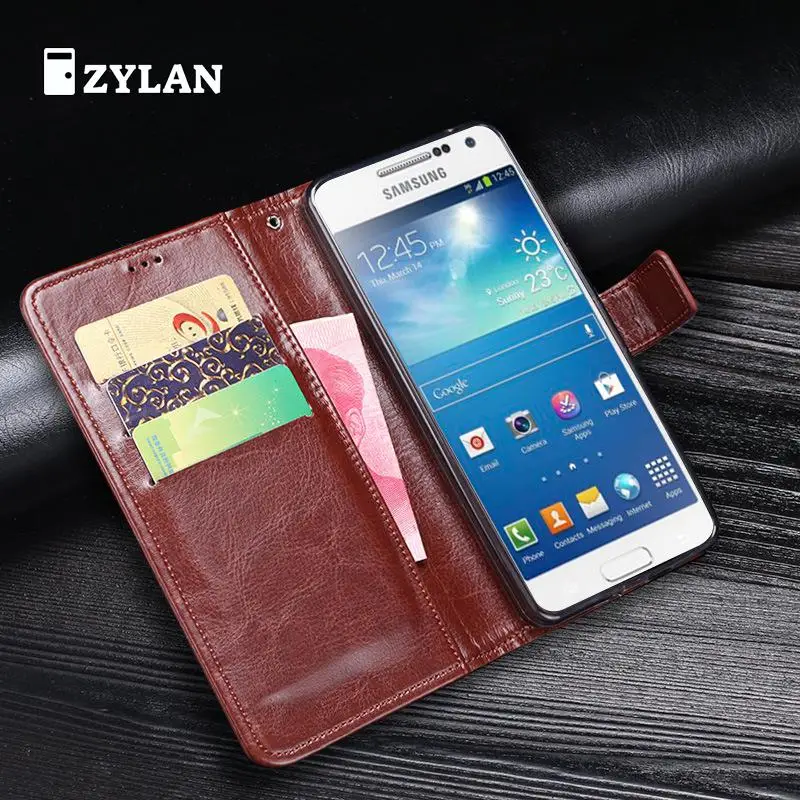 Кожаный чехол-кобура с откидной крышкой для Samsung Galaxy S4 Mini I9190 I9192 I9195 и бесплатный
