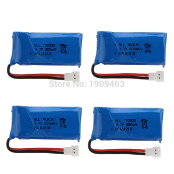 

4PCS SYMA X9 Quadcopter Parts 3.7V 600mAh Battery