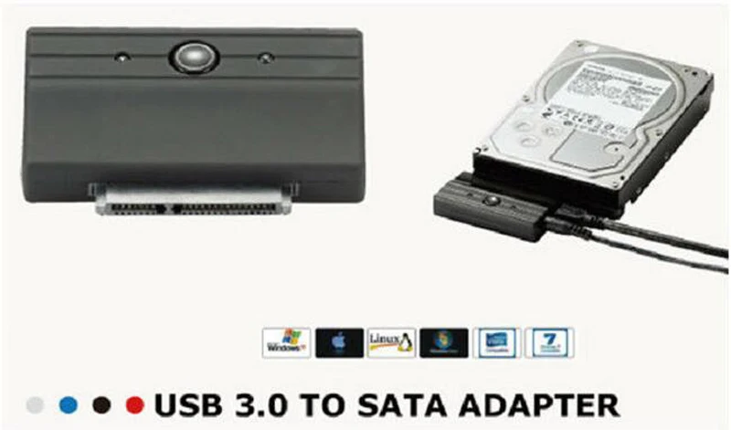 5 Гбит/с USB 3,0 на SATA адаптер 2 " драйвер жесткого диска OTB функция Разъем HDD конвертер кабель для Windows 10/8/7/ME/2000/XP